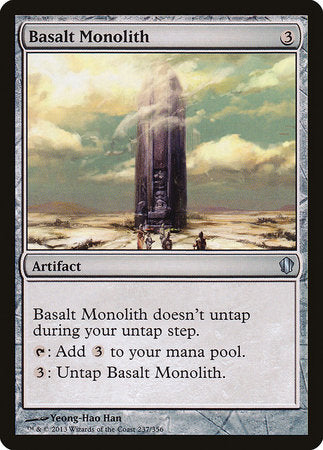 Basalt Monolith [Commander 2013] | Amazing Games TCG