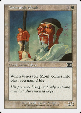 Venerable Monk [Classic Sixth Edition] | Amazing Games TCG