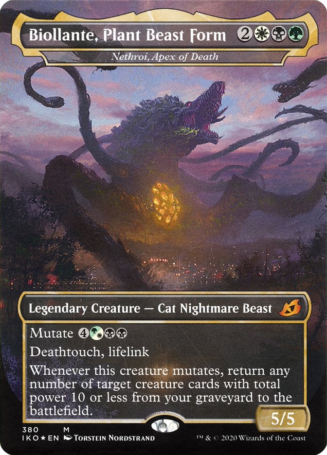 Nethroi, Apex of Death - Biollante, Plant Beast Form (Godzilla Series) [Ikoria: Lair of Behemoths] | Amazing Games TCG