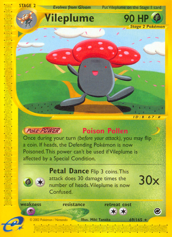 Vileplume (69/165) [Expedition: Base Set] | Amazing Games TCG