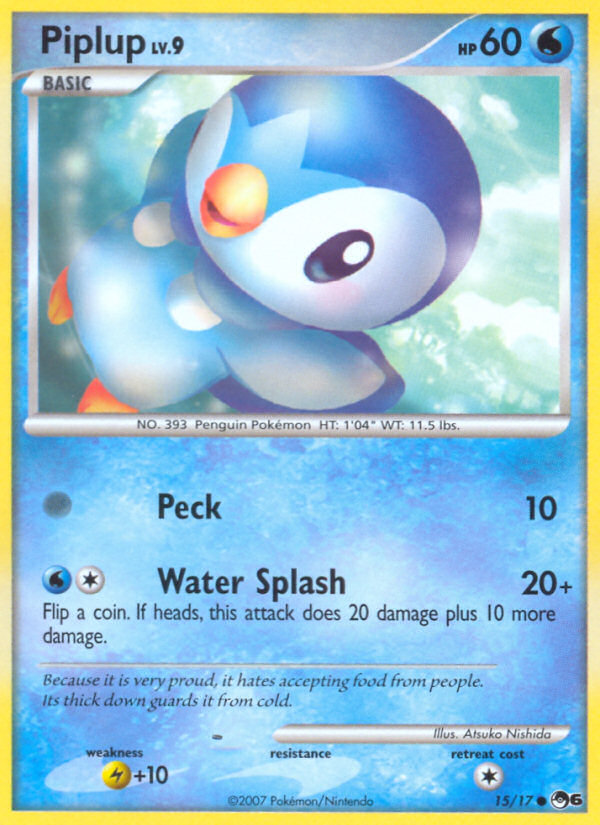 Piplup (15/17) [POP Series 6] | Amazing Games TCG