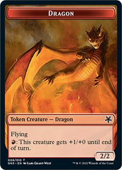 Dragon // Elf Warrior Double-Sided Token [Game Night: Free-for-All Tokens] | Amazing Games TCG