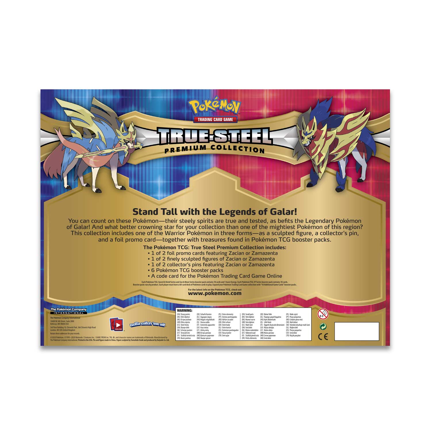 Sword & Shield: Darkness Ablaze - True Steel Premium Collection (Zamazenta) | Amazing Games TCG