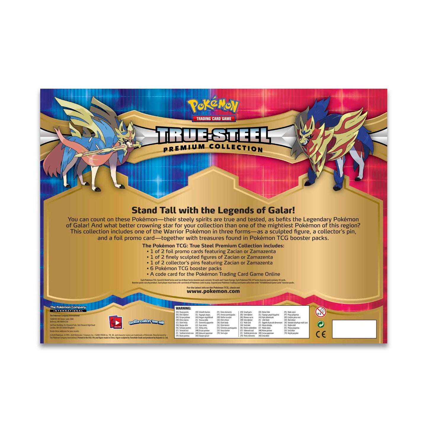 Sword & Shield: Darkness Ablaze - True Steel Premium Collection (Zamazenta)