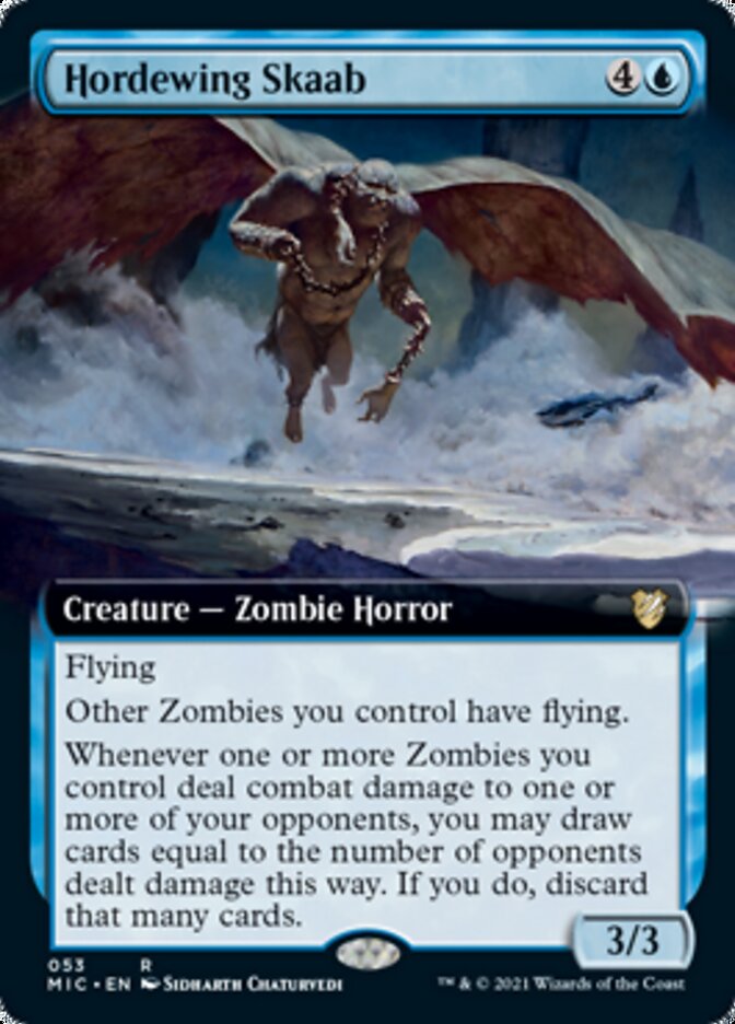 Hordewing Skaab (Extended) [Innistrad: Midnight Hunt Commander] | Amazing Games TCG