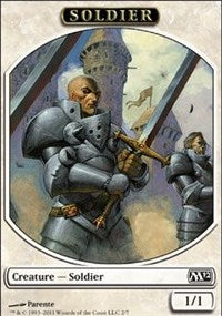 Soldier Token [Magic 2012 Tokens] | Amazing Games TCG