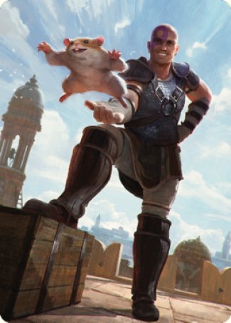 Minsc & Boo, Timeless Heroes Art Card (72) [Commander Legends: Battle for Baldur's Gate Art Series] | Amazing Games TCG