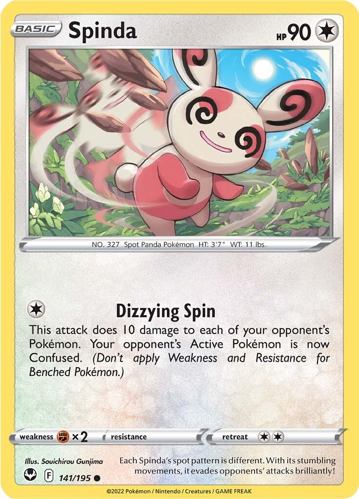 Spinda (141/195) [Sword & Shield: Silver Tempest] | Amazing Games TCG