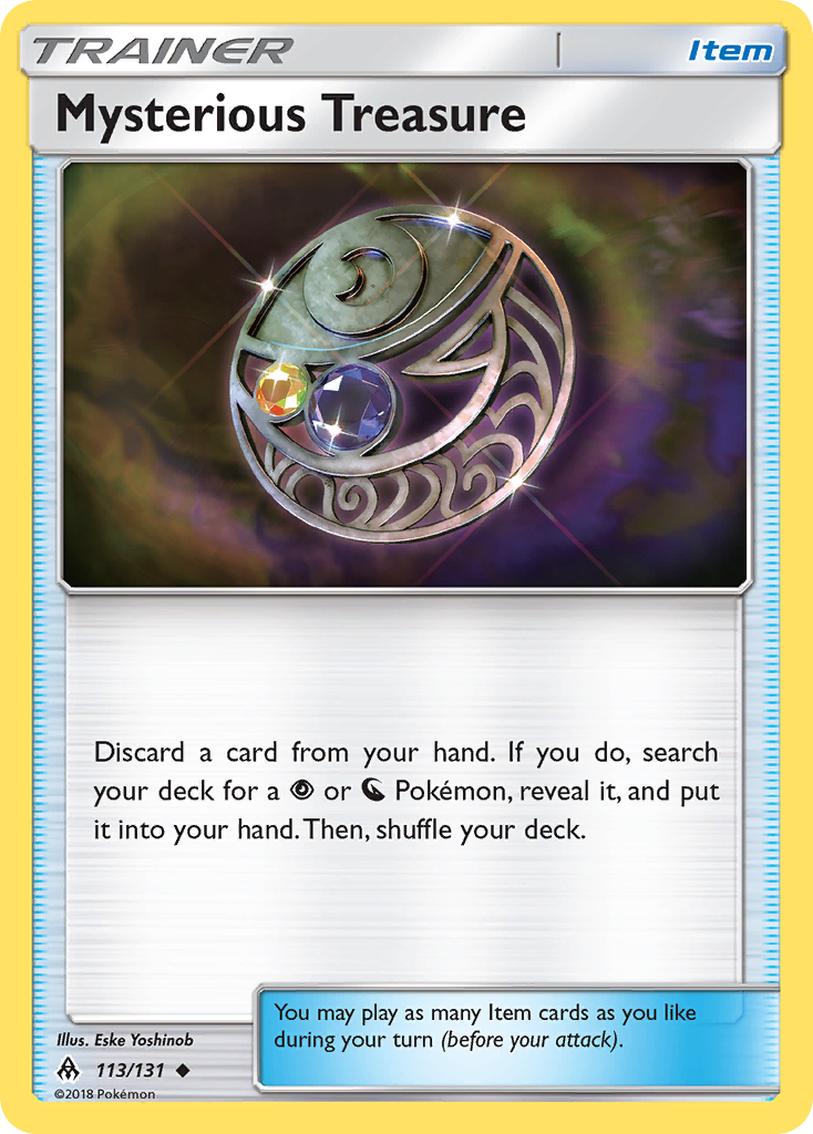 Mysterious Treasure (113/131) [Sun & Moon: Forbidden Light] | Amazing Games TCG