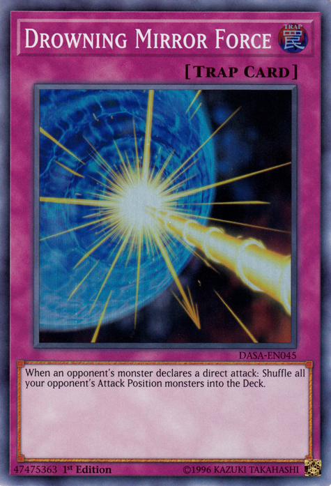 Drowning Mirror Force [DASA-EN045] Super Rare | Amazing Games TCG