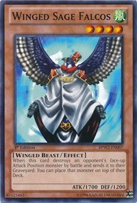 Winged Sage Falcos [Battle Pack 2: War of the Giants – Round 2] [BPW2-EN007] | Amazing Games TCG