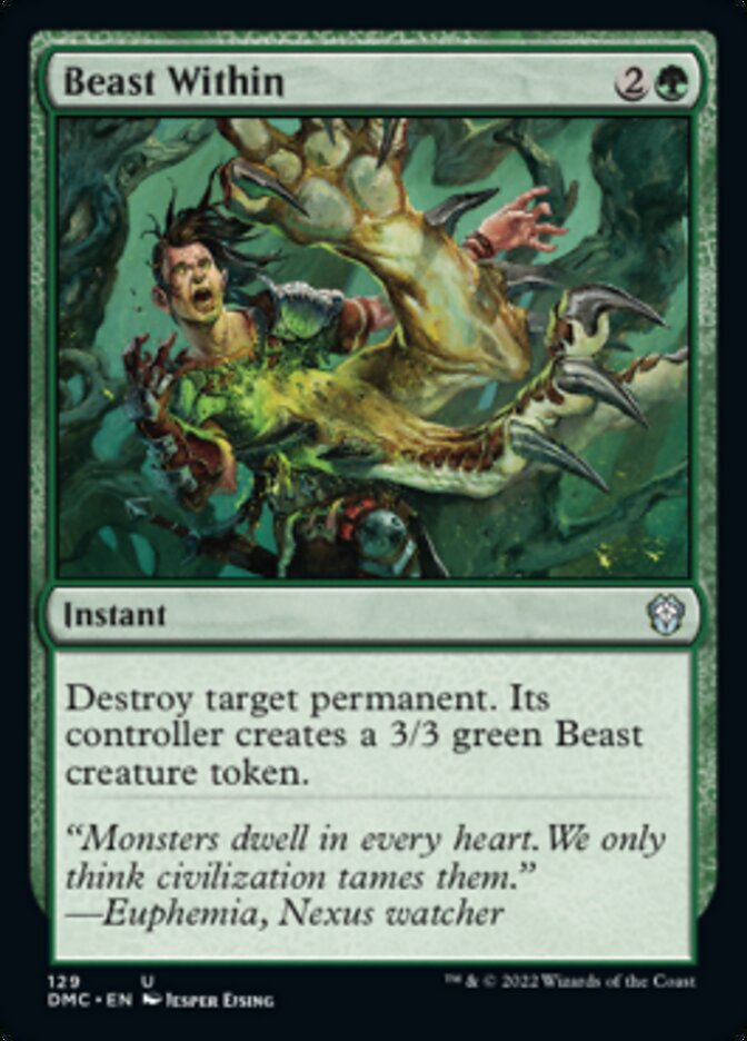 Beast Within [Dominaria United Commander] | Amazing Games TCG