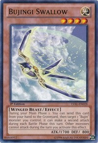 Bujingi Swallow [Legacy of the Valiant] [LVAL-EN028] | Amazing Games TCG