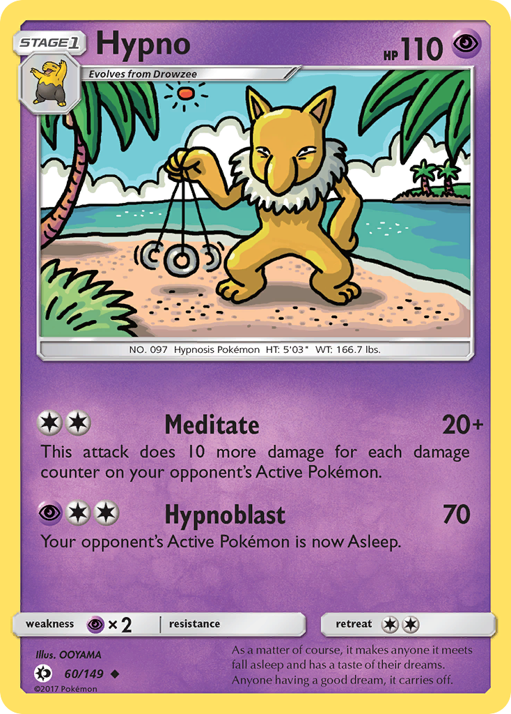 Hypno (60/149) [Sun & Moon: Base Set] | Amazing Games TCG