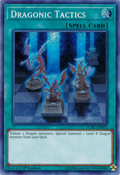 Dragonic Tactics [LCKC-EN073] Secret Rare | Amazing Games TCG