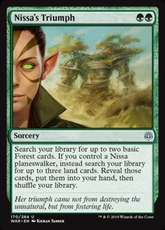 Nissa's Triumph [War of the Spark] | Amazing Games TCG