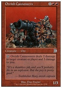 Orcish Cannoneers [Deckmasters] | Amazing Games TCG