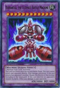 Barbaroid, the Ultimate Battle Machine [Yu-Gi-Oh! GX Manga Promotional Cards] [YG08-EN001] | Amazing Games TCG