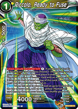 Piccolo, Ready to Fuse (BT17-091) [Ultimate Squad] | Amazing Games TCG