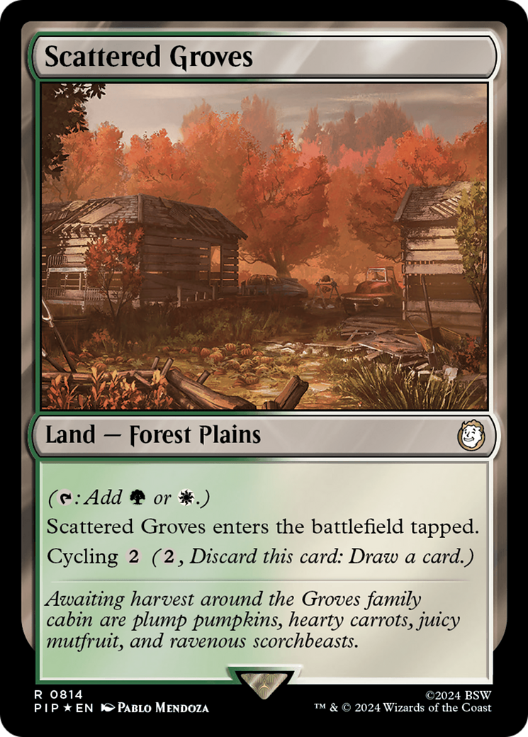 Scattered Groves (Surge Foil) [Fallout] | Amazing Games TCG
