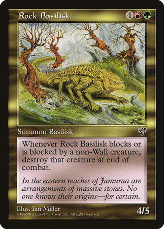 Rock Basilisk [Mirage] | Amazing Games TCG