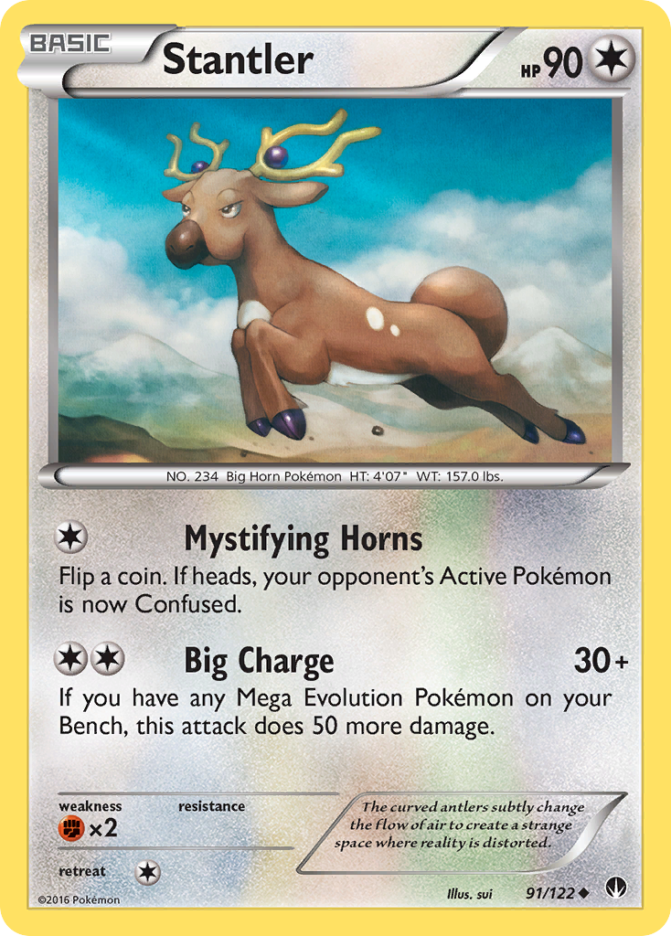 Stantler (91/122) [XY: BREAKpoint] | Amazing Games TCG