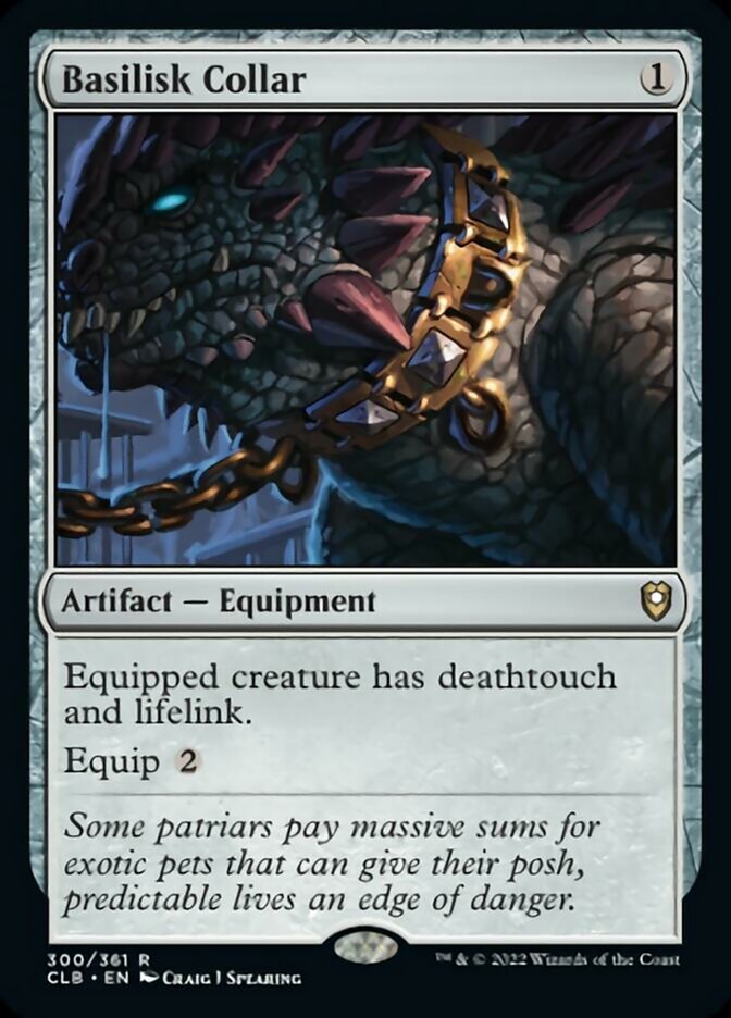 Basilisk Collar [Commander Legends: Battle for Baldur's Gate] | Amazing Games TCG