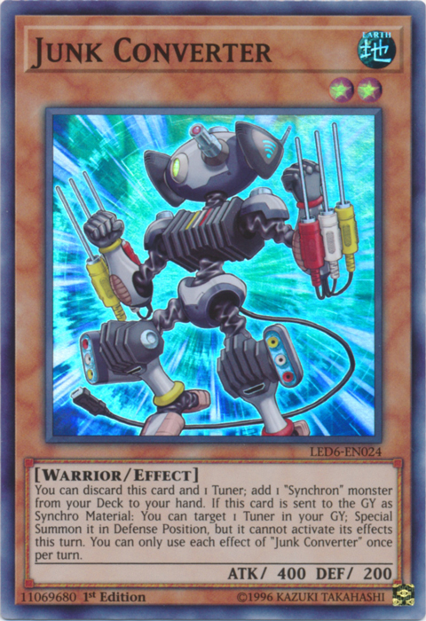 Junk Converter [LED6-EN024] Super Rare | Amazing Games TCG