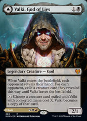 Valki, God of Lies // Tibalt, Cosmic Impostor (Borderless) [Kaldheim] | Amazing Games TCG