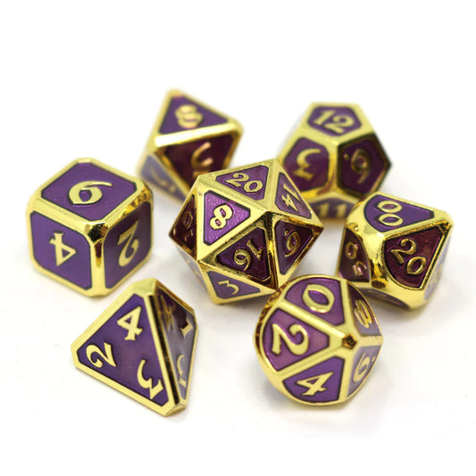 7 Piece RPG Set - Mythica Gold Amethyst