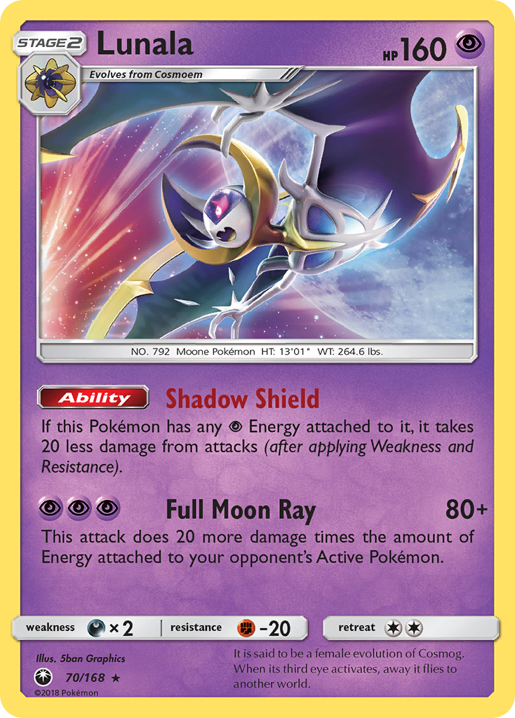 Lunala (70/168) [Sun & Moon: Celestial Storm] | Amazing Games TCG