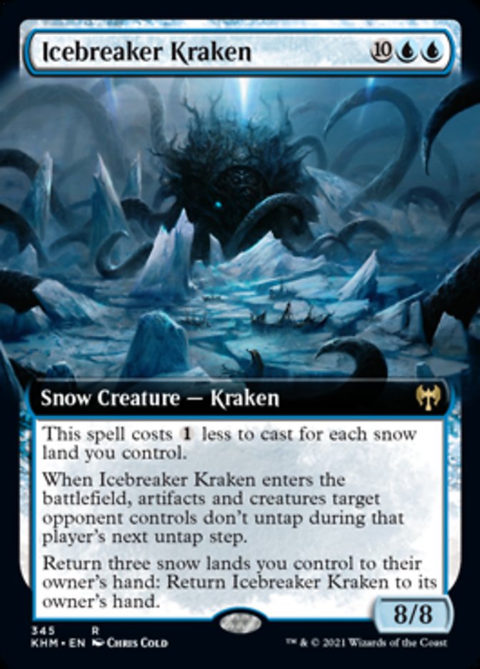 Icebreaker Kraken (Extended Art) [Kaldheim] | Amazing Games TCG