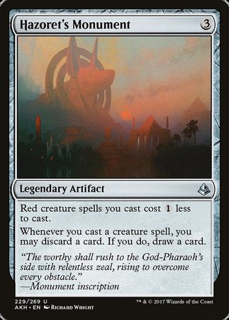 Hazoret's Monument [Amonkhet] | Amazing Games TCG