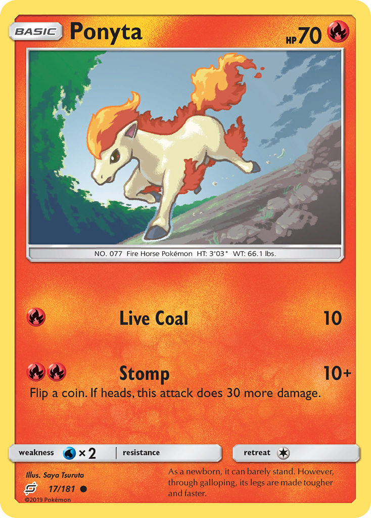 Ponyta (17/181) [Sun & Moon: Team Up] | Amazing Games TCG