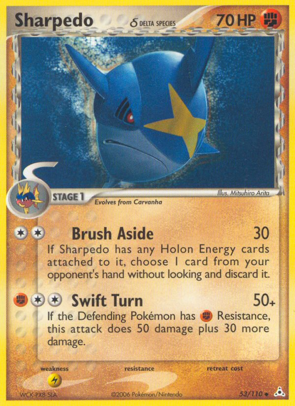 Sharpedo (53/110) (Delta Species) [EX: Holon Phantoms] | Amazing Games TCG