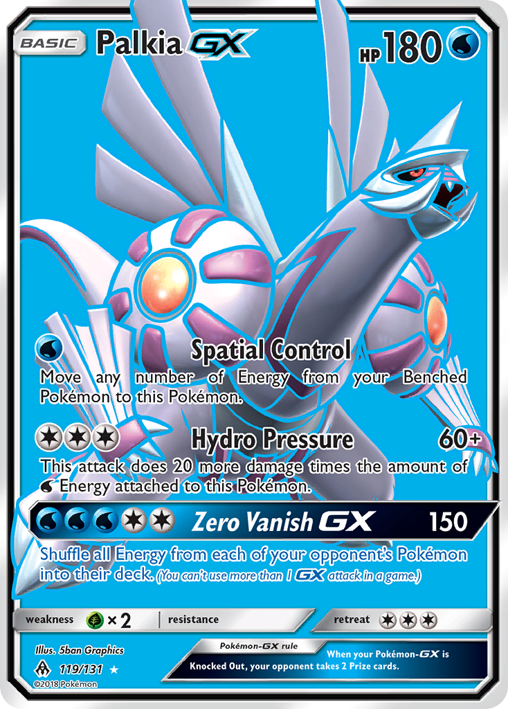 Palkia GX (119/131) [Sun & Moon: Forbidden Light] | Amazing Games TCG