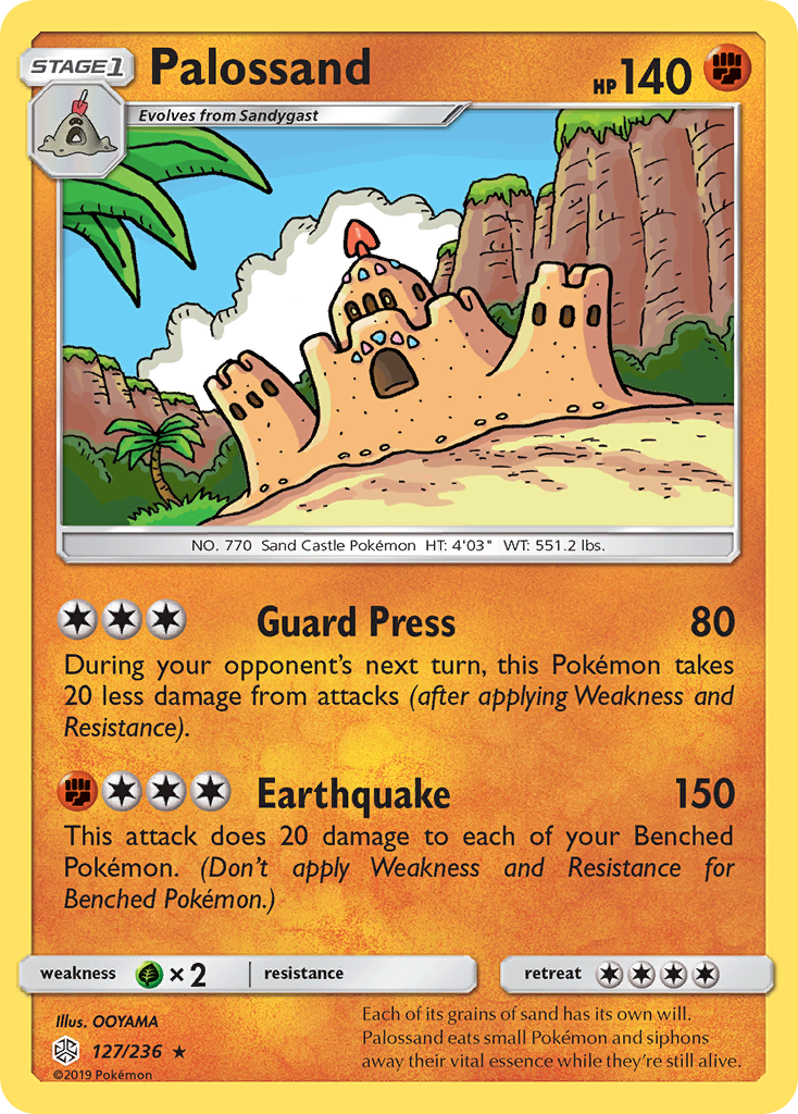 Palossand (127/236) [Sun & Moon: Cosmic Eclipse] | Amazing Games TCG