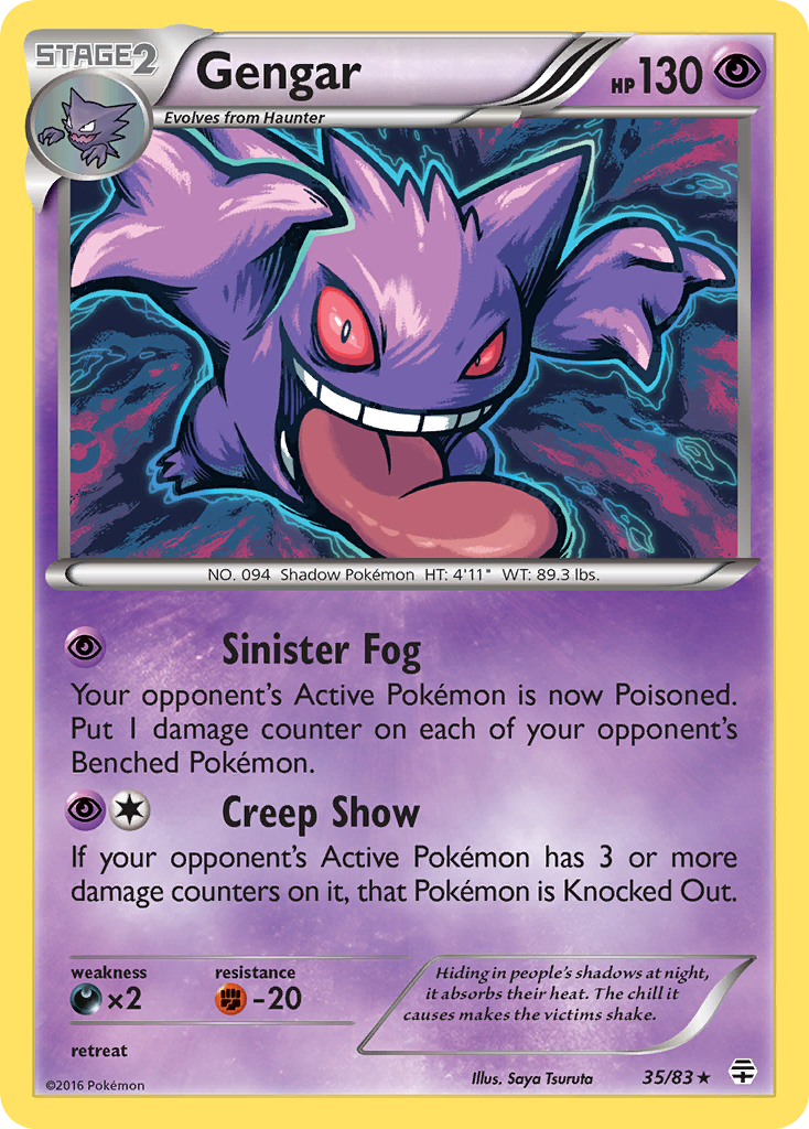 Gengar (35/83) [XY: Generations] | Amazing Games TCG