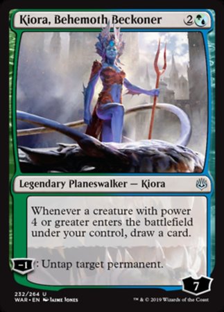 Kiora, Behemoth Beckoner [War of the Spark] | Amazing Games TCG