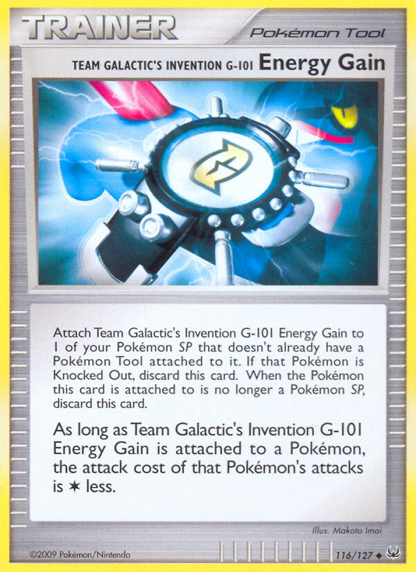 Team Galactic's Invention G-101 Energy Gain (116/127) [Platinum: Base Set] | Amazing Games TCG