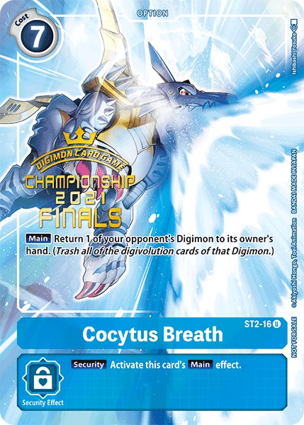 Cocytus Breath [ST2-16] (2021 Championship Finals Tamer's Evolution Pack) [Starter Deck: Cocytus Blue Promos] | Amazing Games TCG