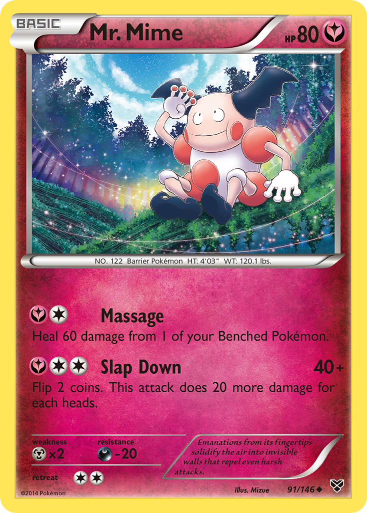 Mr. Mime (91/146) [XY: Base Set] | Amazing Games TCG