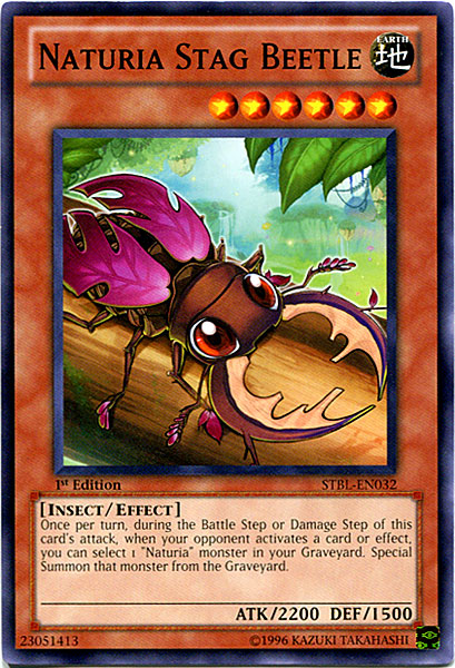 Naturia Stag Beetle [STBL-EN032] Common | Amazing Games TCG