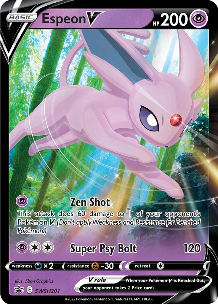 Espeon V (SWSH201) [Sword & Shield: Black Star Promos] | Amazing Games TCG