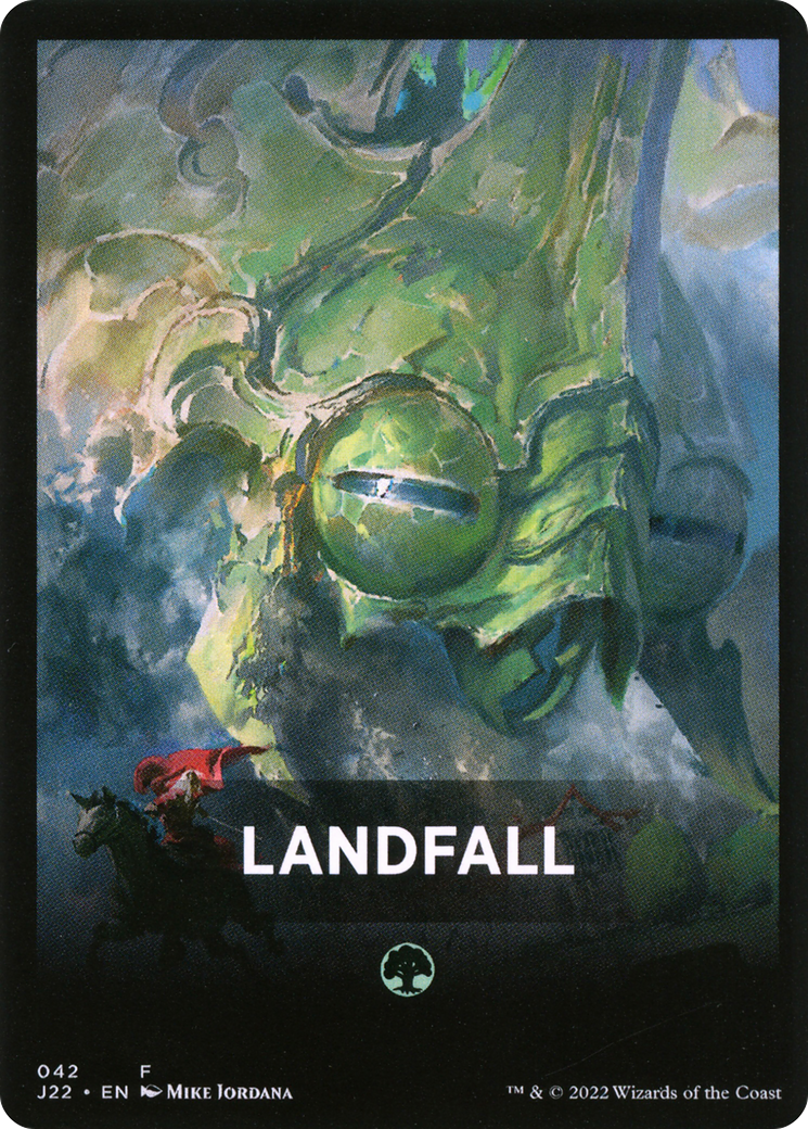 Landfall Theme Card [Jumpstart 2022 Front Cards] | Amazing Games TCG