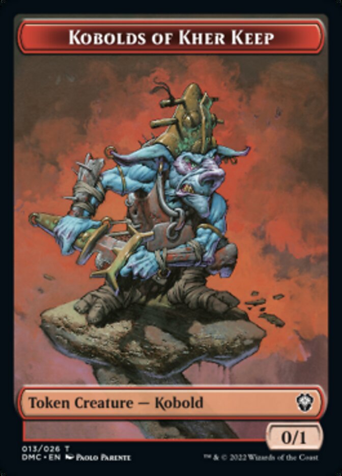 Phyrexian // Kobolds of Kher Keep Double-sided Token [Dominaria United Tokens] | Amazing Games TCG