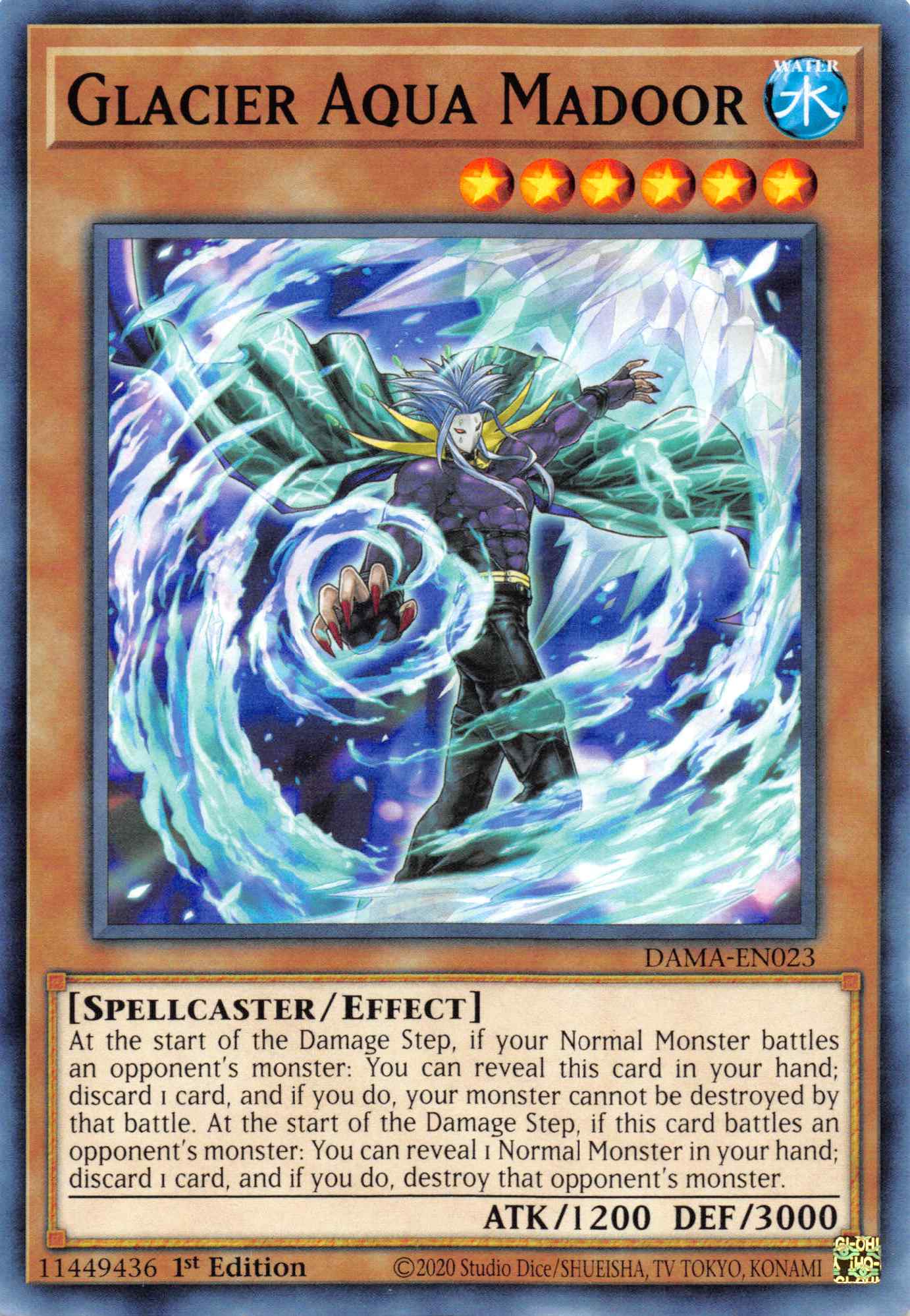 Glacier Aqua Madoor [DAMA-EN023] Common | Amazing Games TCG