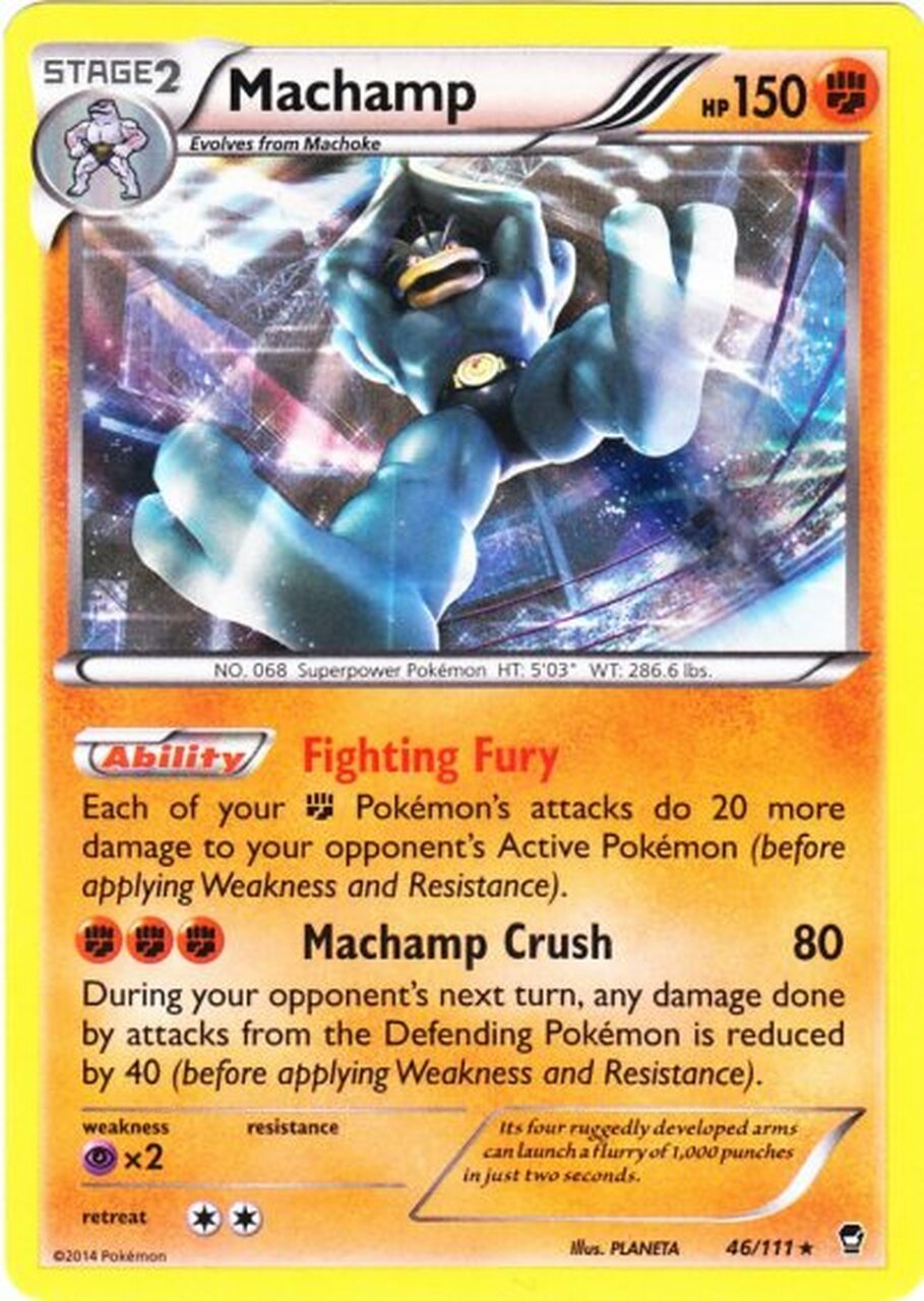 Machamp (46/111) [XY: Furious Fists] | Amazing Games TCG