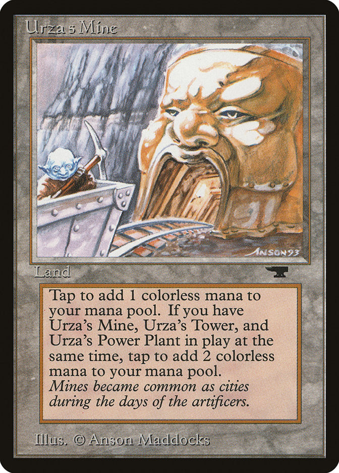 Urza's Mine (Mine Cart Entering Mouth) [Antiquities] | Amazing Games TCG