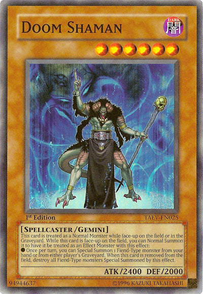 Doom Shaman [TAEV-EN025] Super Rare | Amazing Games TCG